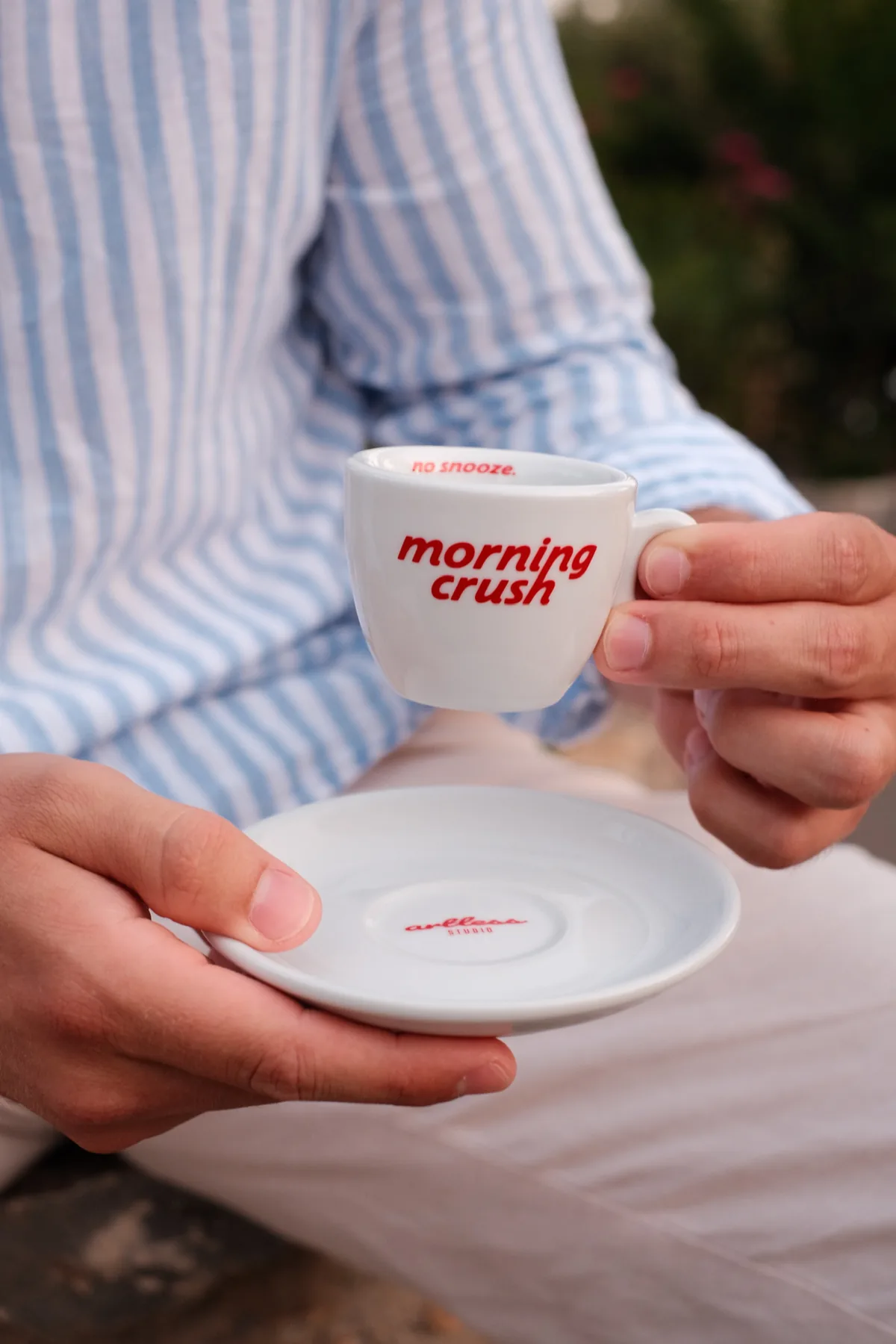 A Morning Crush espresso cup by artless STUDIO